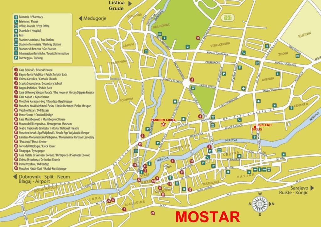 Guesthouse Liska Mostar Kültér fotó